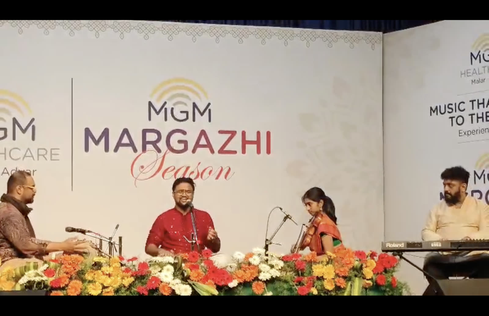 Carnatic violin concert by Aiswarya Vaikunth